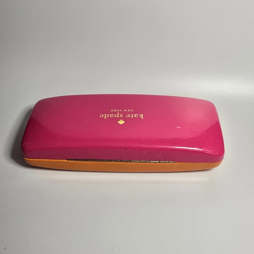 Kate Spade Pink & Orange Eyewear Case